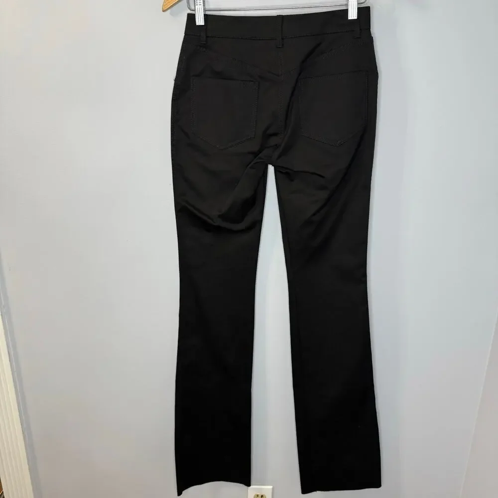 Louis Vuitton Uniform Black Stretch Pant Women's 32 - 2 Luxury Academia READ